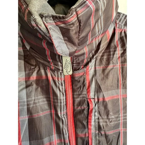 Reversible Plaid Vest Gray Sleeveless Puffer Jacket Quilted Outerwear Layering - Picture 8 of 13